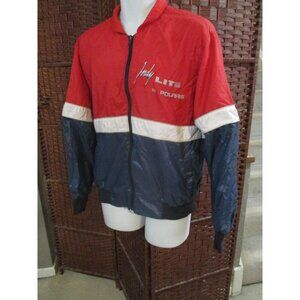 Vintage Polaris Indy Lite Jacket Snowmobile 90s Full Zip Mens Medium Retro